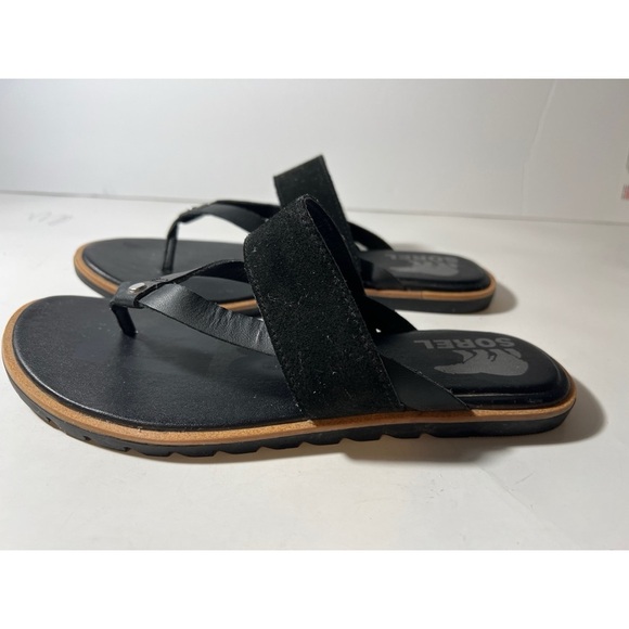 Sorel Black Sandals - Picture 2 of 7